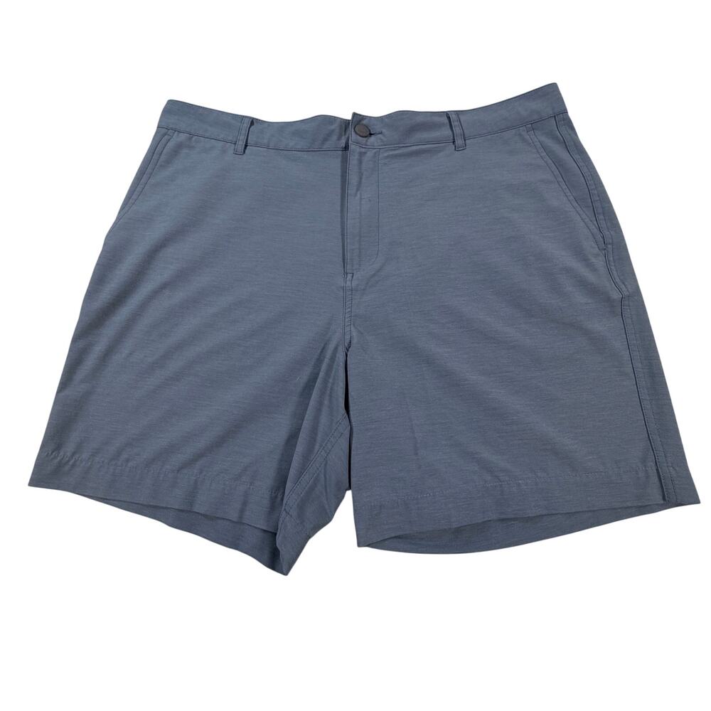 Faherty All Day 7” Hybrid Quick-Dry Lightweight Stretch Shorts Blue Men’s Sz 38